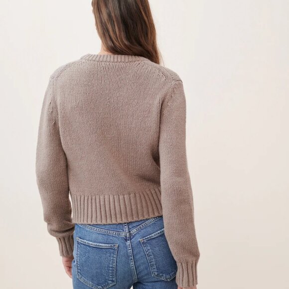Jenni Kayne Brown Crew Neck Sweater - Picture 2 of 6